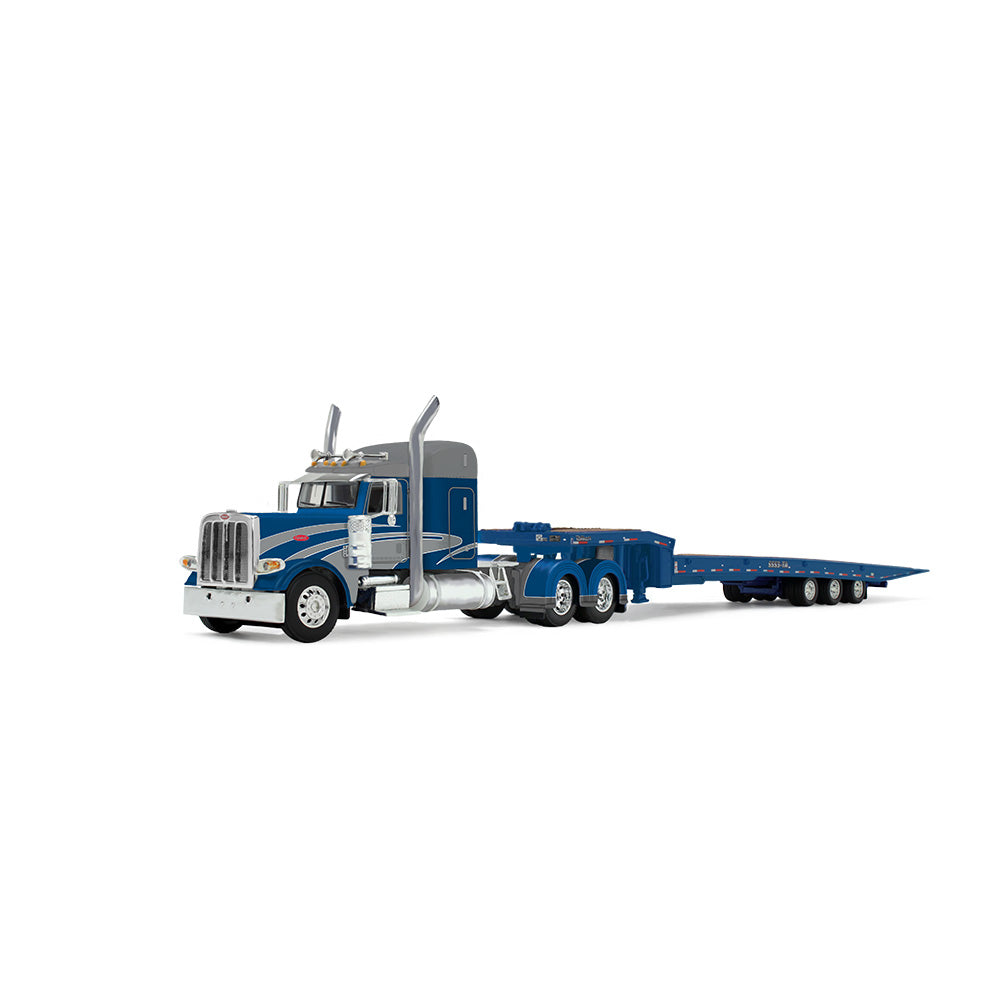 Camion toupie de couleur jaune et Bleu - ERTL - PERTERBILT modèle 367 Camion toupie de couleur jaune et Bleu - ERTL - PERTERBILT modèle 367