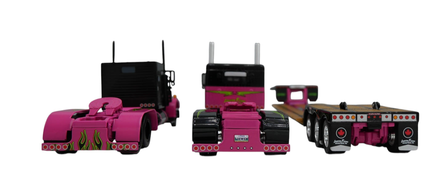 #60-2139 Loewen Farms Peterbilt 389 w Lowboy Trailer