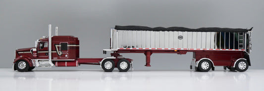 #60-2096 Maroon Kenworth W900L MAC Coal End Dump
