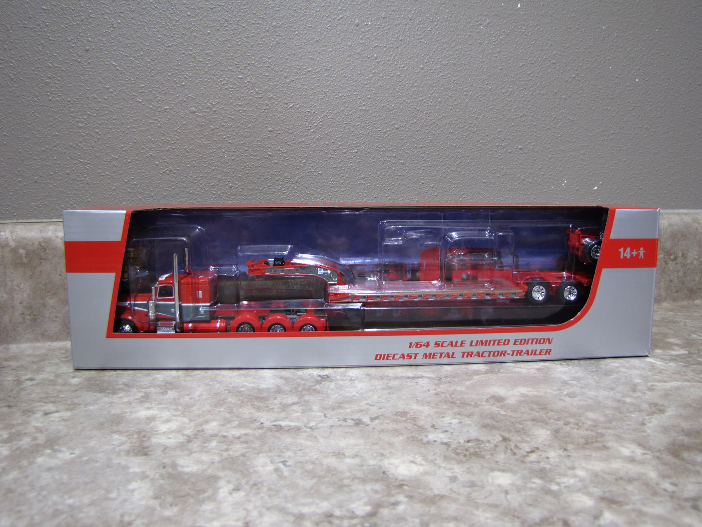 DCP #60-1971 Hammett Excavation Peterbilt 389 W Lowboy Trailer