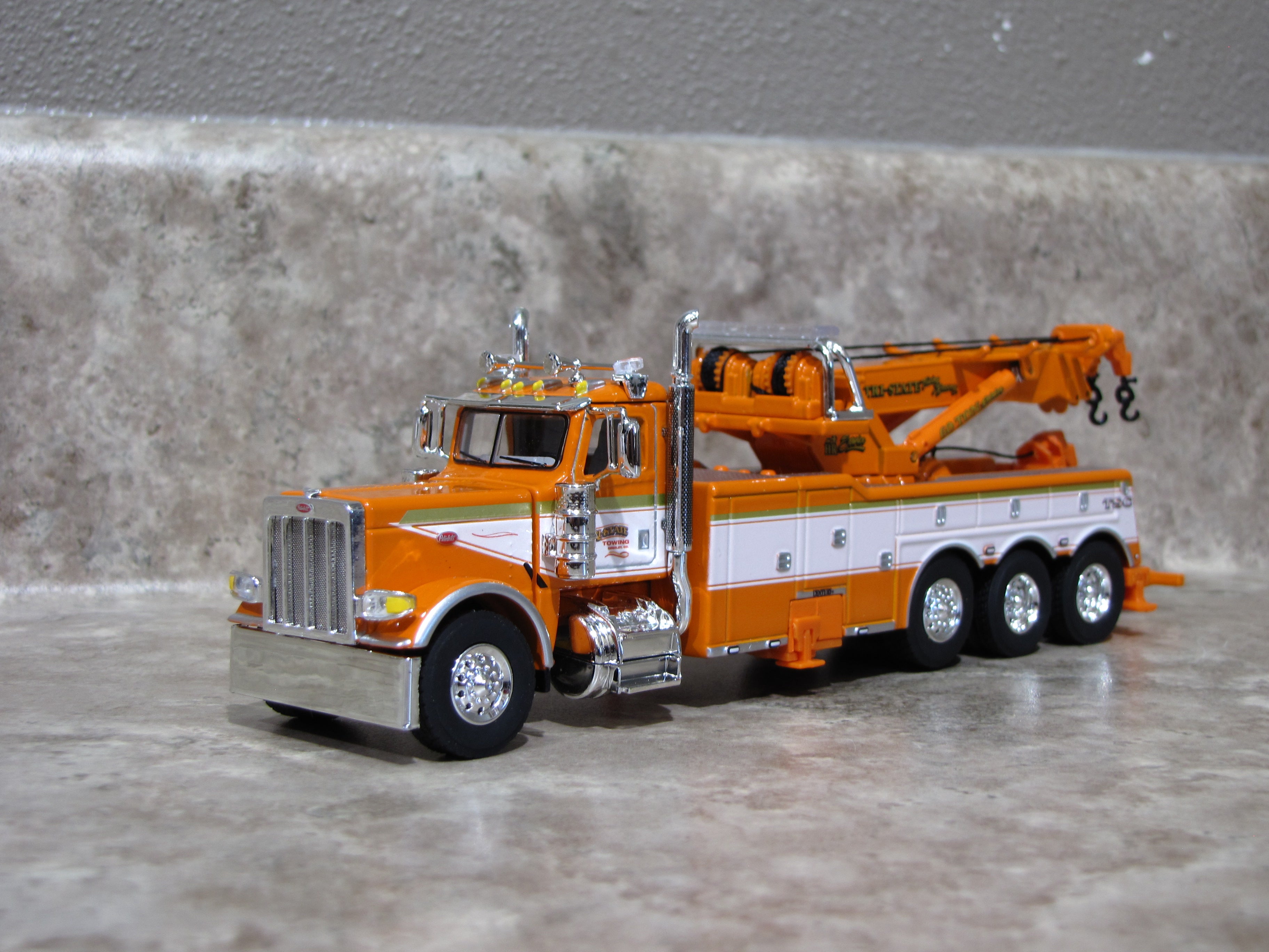 60-1800 Tri-State Towing Orange White – JW Toy Trucks