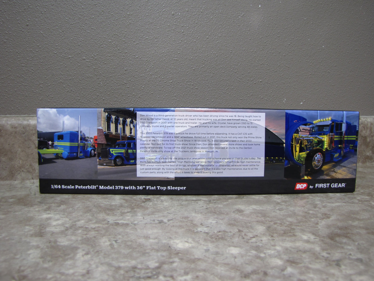 #69-1679 1/64 scale Big Rigs DSD Transport Peterbilt 379