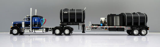 #60-2077 379 Peterbilt w/ Demco Fertilizer Tender Trailer Blue/Black