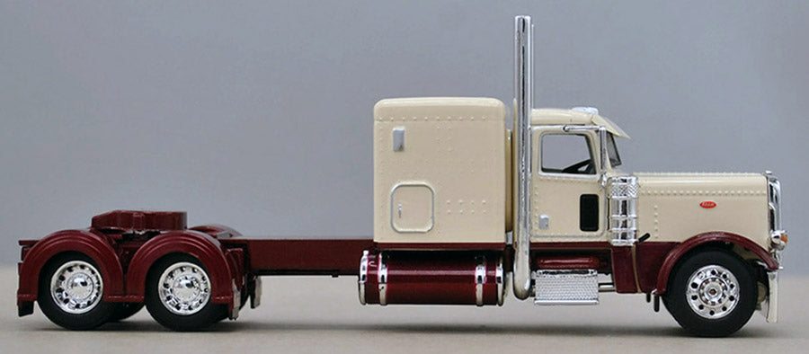 RETIRED #60-0938 Garnet Red & Cream Peterbilt Livestock Set