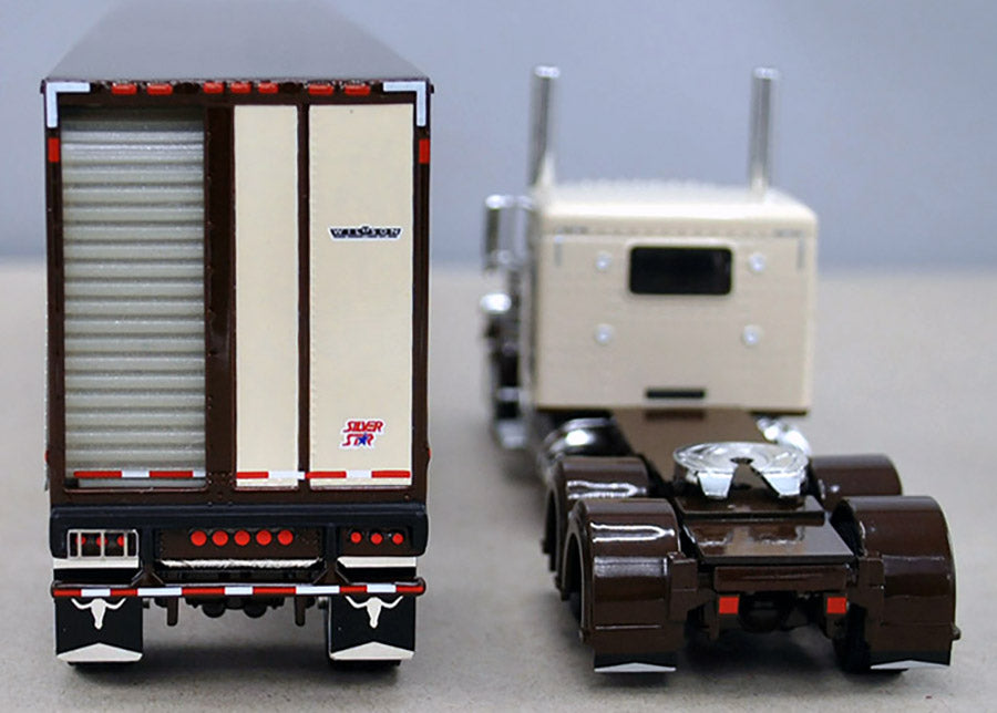 RETIRED #60-0939 Brown & Cream 389 Peterbilt Livestock Set