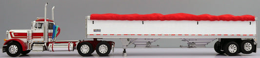 #60-1989 Peterbilt 379 with Grain Trailer
