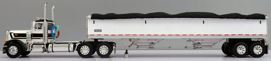 #60-1990 Peterbilt 379 with Grain Trailer