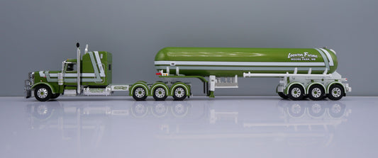#60-1995 Loewen Farms Peterbilt 389 with Tri Axle Propane Tank Trailer