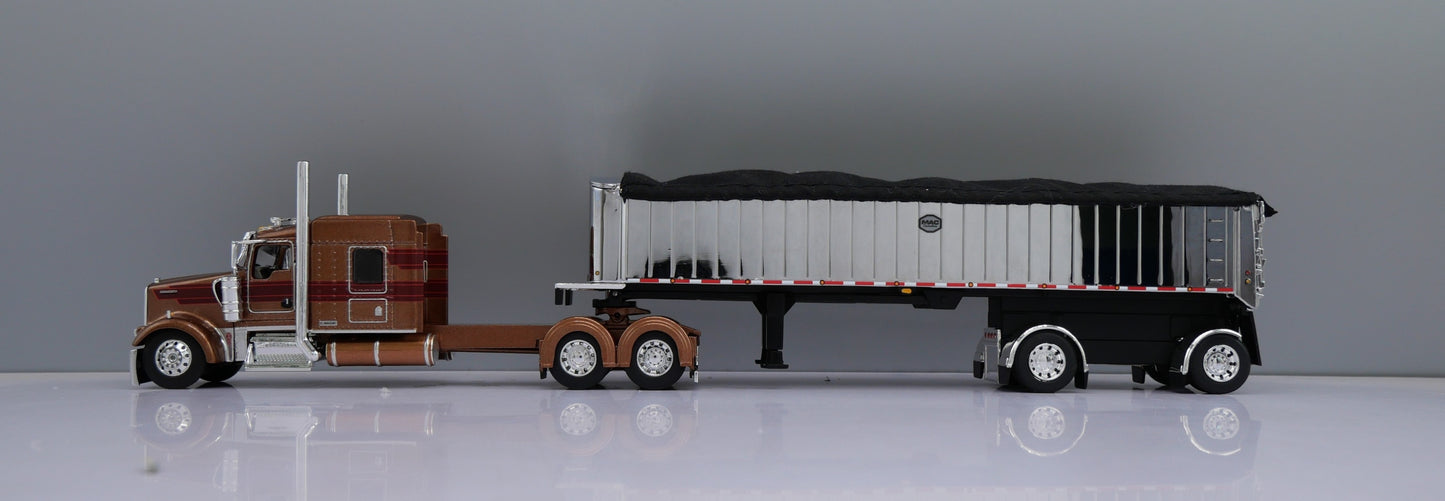 #60-2099 Brown Chrome Kenworth W900L MAC Coal End Dump