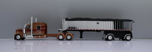 #60-2099 Brown Chrome Kenworth W900L MAC Coal End Dump