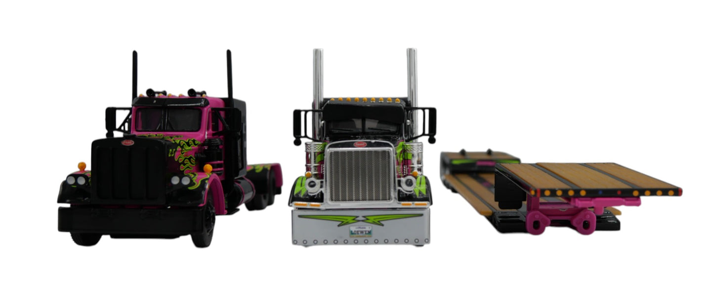 #60-2139 Loewen Farms Peterbilt 389 w Lowboy Trailer