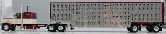 #60-2240 Kunkel Express Peterbilt w/ Wilson Livestock Trailer