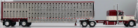 #60-2240 Kunkel Express Peterbilt w/ Wilson Livestock Trailer