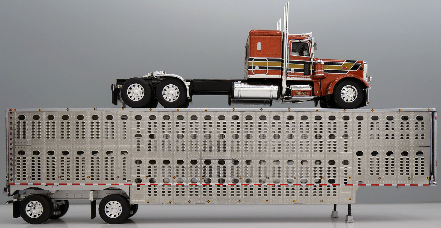 #60-2242 S&J Kilgore Trucking Peterbilt w/ Wilson Livestock Trailer