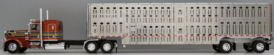 #60-2242 S&J Kilgore Trucking Peterbilt w/ Wilson Livestock Trailer