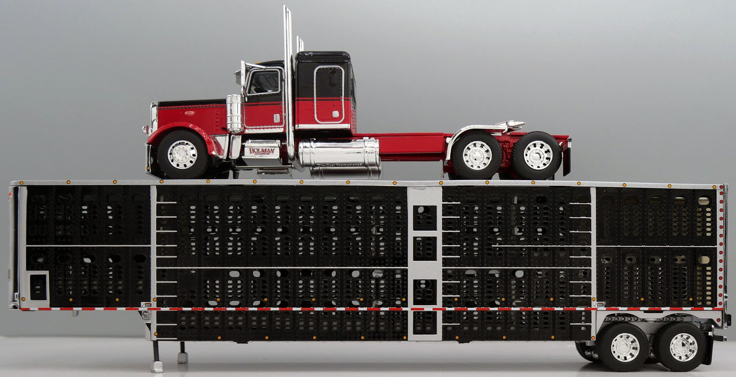 #60-2244 Holman Livestock Peterbilt w/ Wilson Livestock Trailer