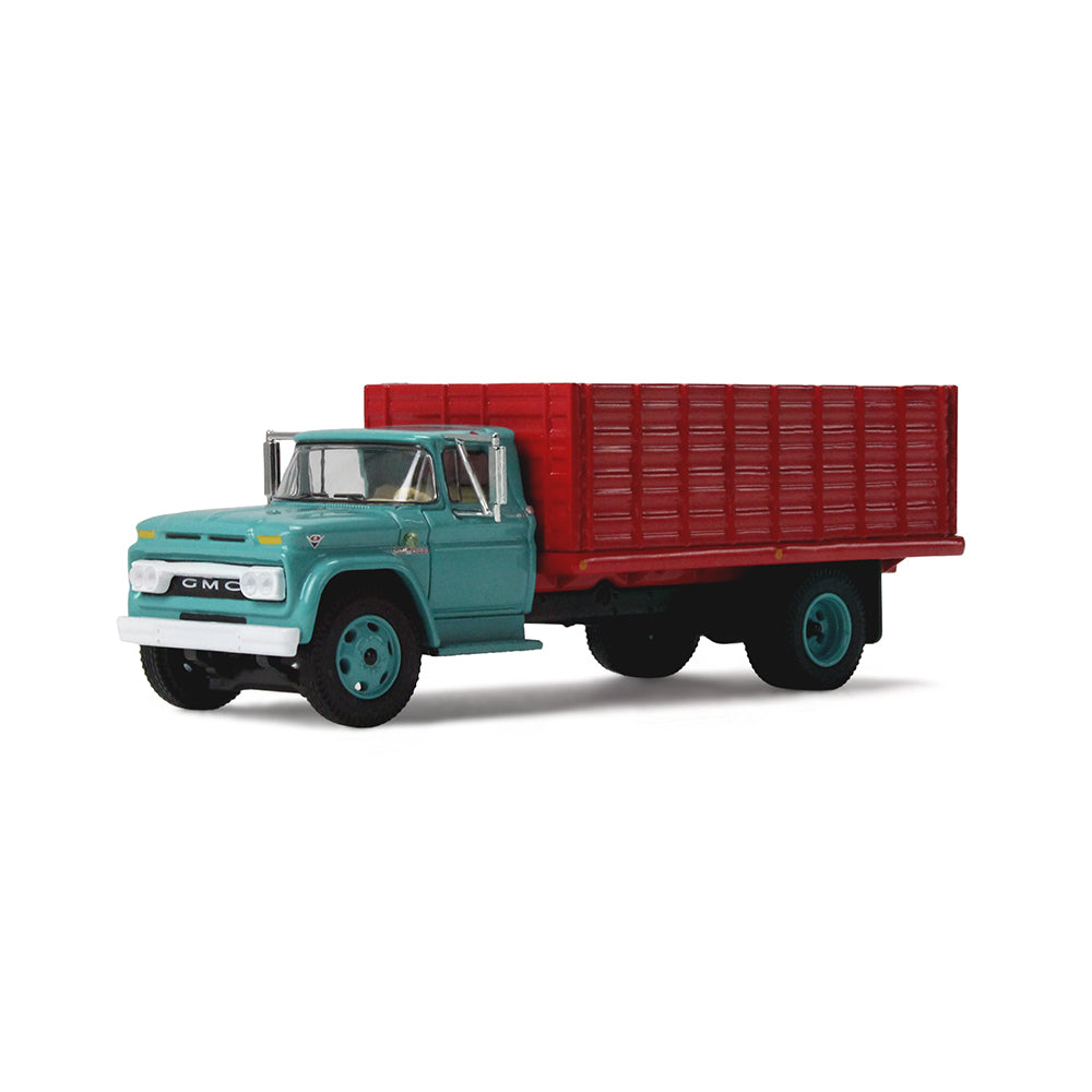 #60-2260 Turquoise Red 1963 GMC Grain Truck