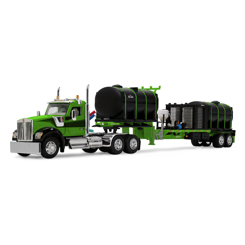 #60-2289 KW W990 w/ Demco Fertilizer Tender Trailer Green/Black
