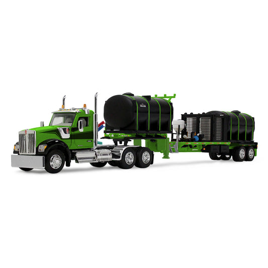 #60-2289 KW W990 w/ Demco Fertilizer Tender Trailer Green/Black