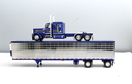 #60-2302 Elite Money Team Blue Peterbilt & Refrigerated Trailer