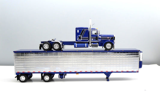 #60-2302 Elite Money Team Blue Peterbilt & Refrigerated Trailer