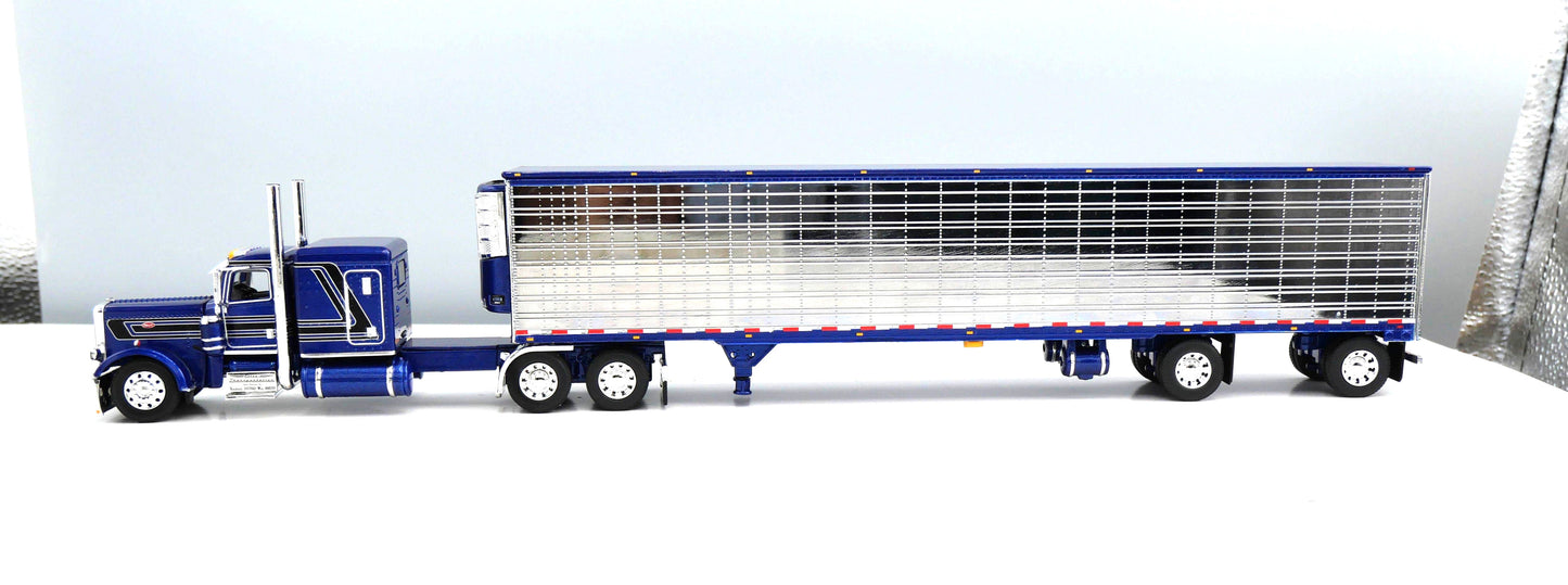 #60-2302 Elite Money Team Blue Peterbilt & Refrigerated Trailer