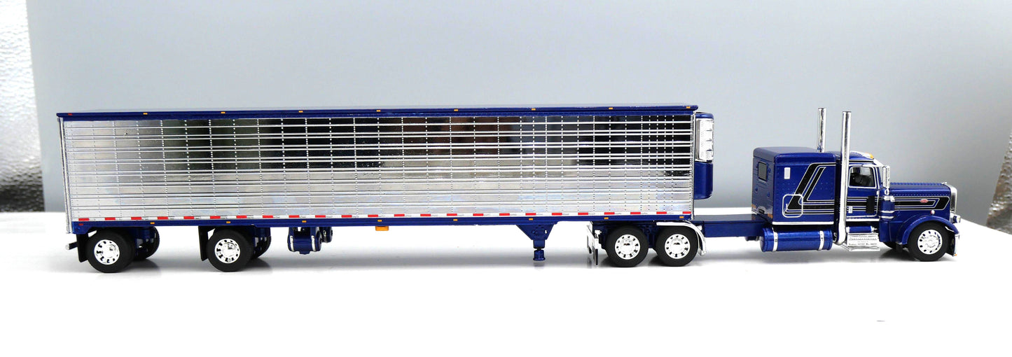 #60-2302 Elite Money Team Blue Peterbilt & Refrigerated Trailer