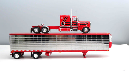 #60-2303 Elite Money Team Red Peterbilt & Refrigerated Trailer