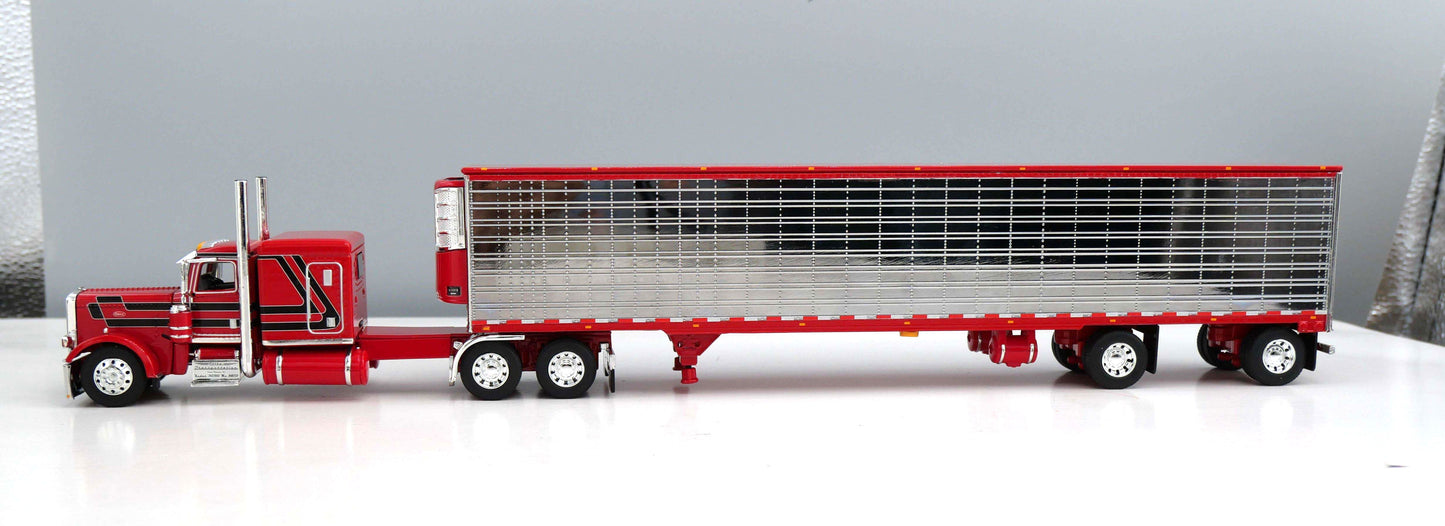 #60-2303 Elite Money Team Red Peterbilt & Refrigerated Trailer