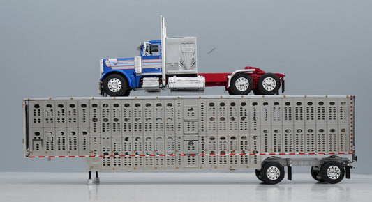 #60-2357 S&J Kilgore Trucking Peterbilt w/ Wilson Livestock Trailer