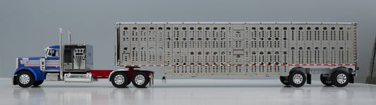 #60-2357 S&J Kilgore Trucking Peterbilt w/ Wilson Livestock Trailer