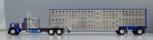 #60-2358 America 250 Peterbilt w/ Wilson Livestock Trailer