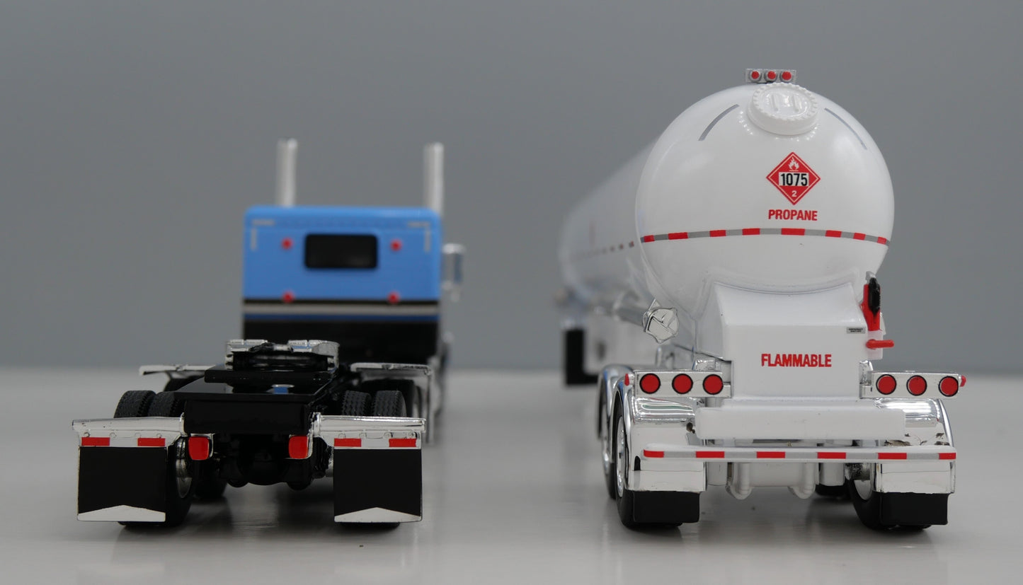 #69-2304 Blue/Black Peterbilt 389 & Tank Trailer