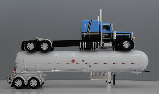 #69-2304 Blue/Black Peterbilt 389 & Tank Trailer