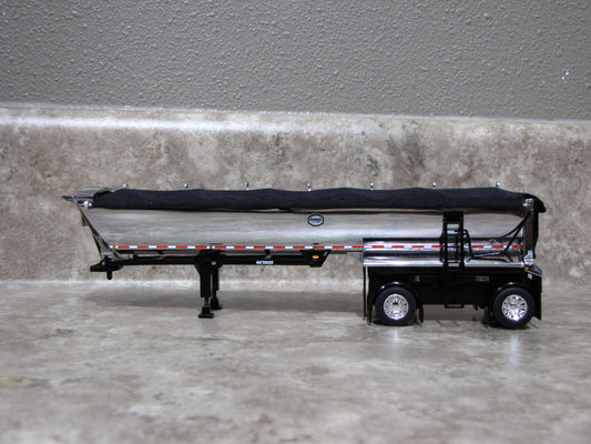 TRL 1737 Black Chrome Mac Round Dump Trailer