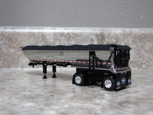 TRL 1737 Black Chrome Mac Round Dump Trailer