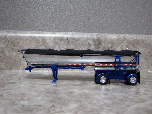 TRL 1740 Blue Chrome Mac Round Dump Trailer