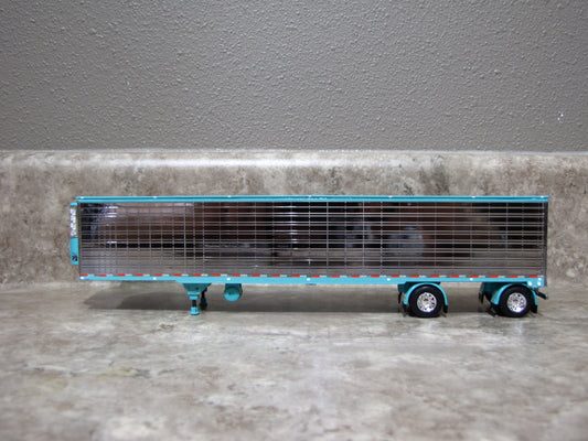 TRL 1732 Chrome Teal Utility Refrigerated Spread Axle Trailer