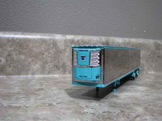 TRL 1732 Chrome Teal Utility Refrigerated Spread Axle Trailer