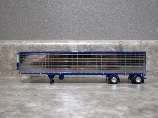 TRL 1735 Chrome Blue Utility Refrigerated Spread Axle Trailer