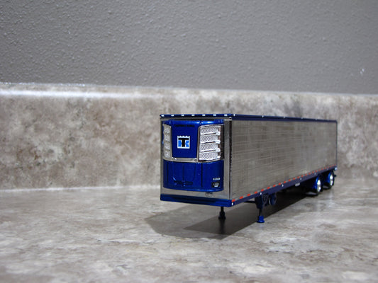 TRL 1735 Chrome Blue Utility Refrigerated Spread Axle Trailer