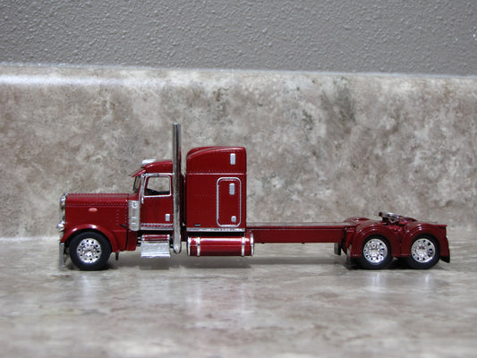 CAB 1734 Maroon 389 Peterbilt Semi Truck