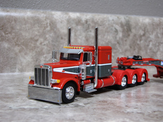 DCP #60-1971 Hammett Excavation Peterbilt 389 W Lowboy Trailer