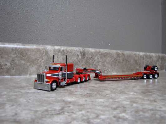 DCP #60-1971 Hammett Excavation Peterbilt 389 W Lowboy Trailer