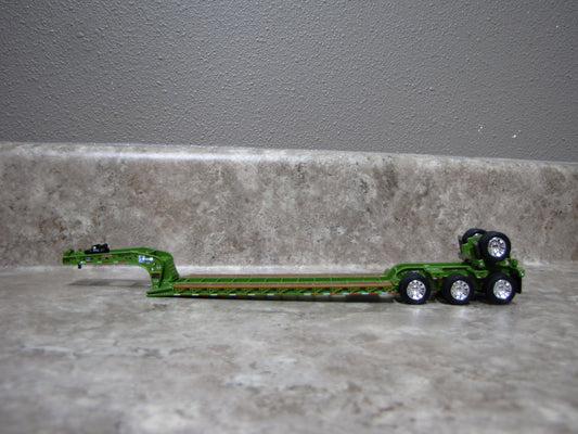 TRL1973 Green Fontaine Magnitude Lowboy Trailer w Flip Axle