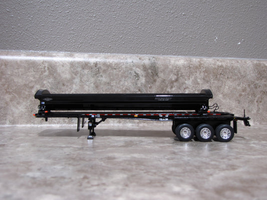 TRL 1747 Black Tri Axle Smith Co Side Dump Trailer