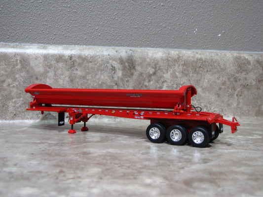 TRL 1746 Red Tri Axle Smith Co Side Dump Trailer