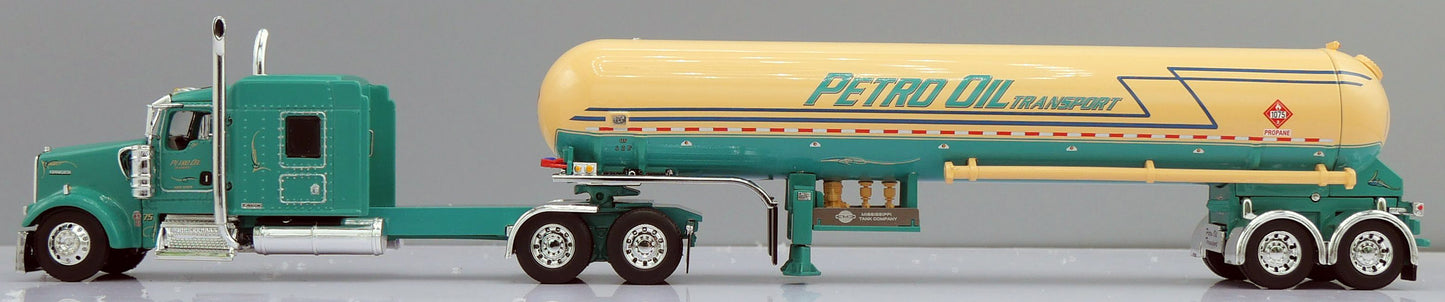 #68-2059 Petro Oil Transport Kenworth W900L with LP Tanker.