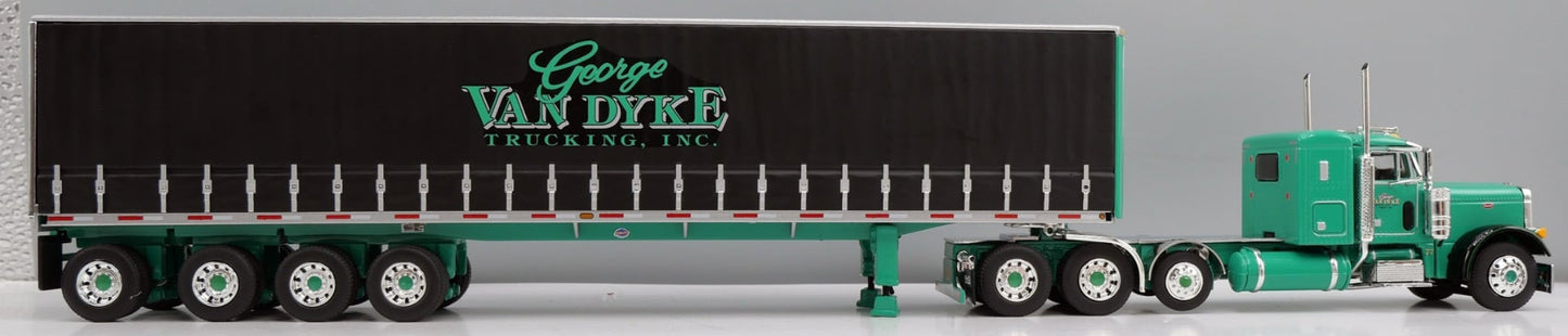 #60-2157 George Van Dyke Peterbilt 379 w/ Quad-axle Utility Tautliner trailer