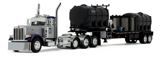 #69-2065 Larson Farms "Purple Pete" 379 Peterbilt w/ Demco Fertilizer Tender Trailer